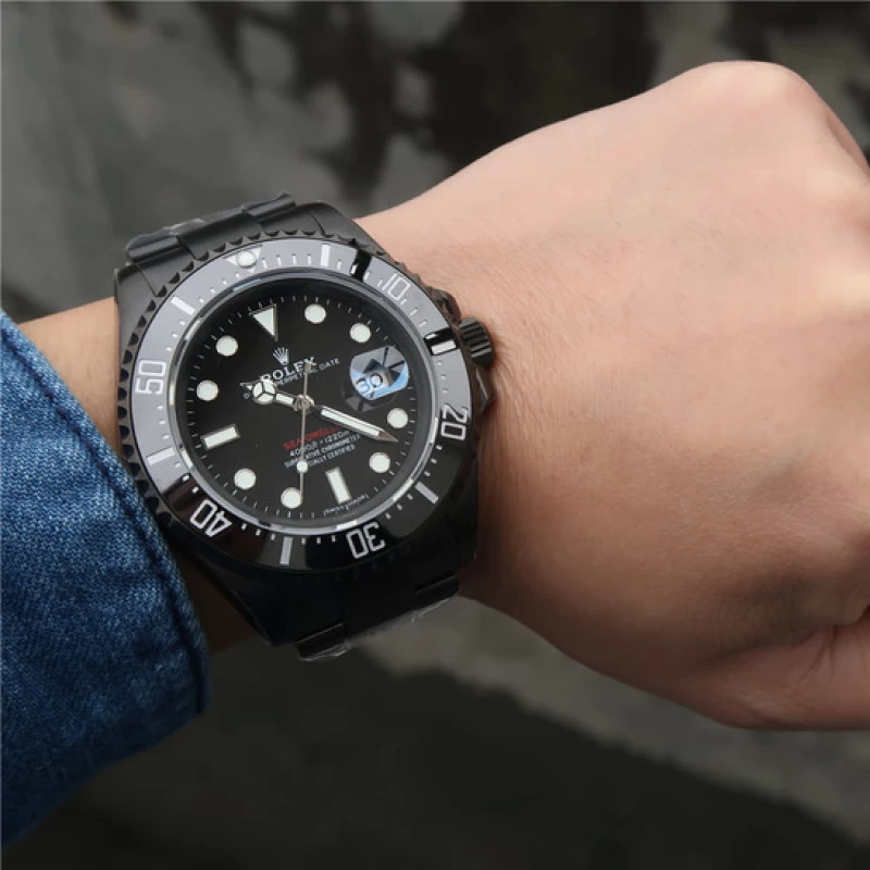 FULL BLACK MULTIPLE DIAL COLOR OPTIONS 43MM