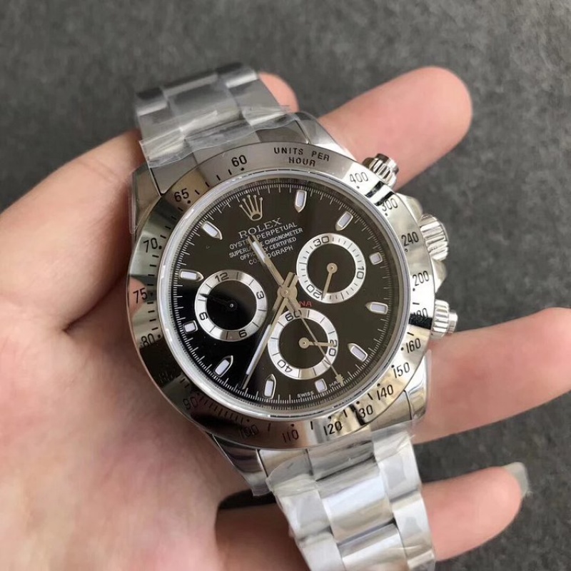 Rolex Daytona steel black 40mm 116500LN78590 7750