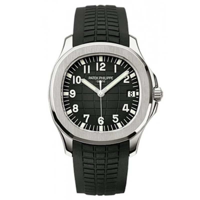 patek philippe aquanaut automatic black dial stainless steel mens watch 5167a001 1