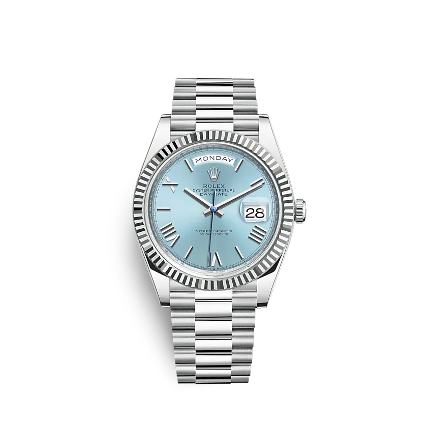 Day Date 228236 40mm Ice blue