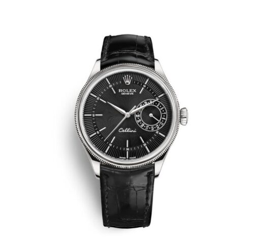 SILVER MULTICOLOR DIAL SELECTION BLACK LEATHER STRAP 39MM