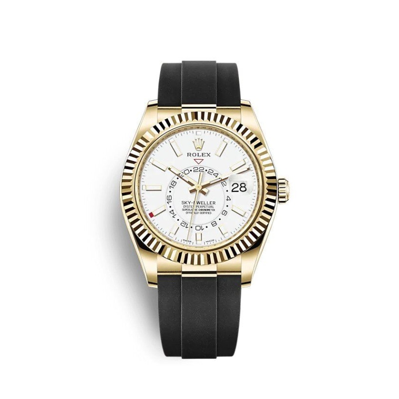 <span class='swissf'></span>Rolex Sky-Dweller 326238 White