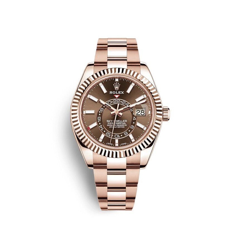 <span class='swissf'></span>Rolex Sky-Dweller 326935 Chocolate